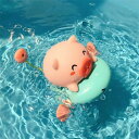 【P10+最大2000OFFクーポンあり】 【送料無料】泳ぐ動物 子供おもちゃ おもちゃ 水遊び プールおもちゃ ゼンマイおもちゃ 玩具 お風呂 2点セット 水遊び 豚 おもちゃ