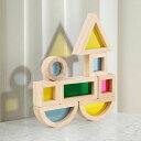 【全商品期間限定10%OFF】 木製 虹色 ブロック 玩具 万華鏡 赤ちゃん 幼児 直方体 正三角形 立体パズル パネル 半円形 教育玩具 カラフル 積み木 アクリルシート おもちゃ 撮影道具 レインボー 玩具 知能の開発 幼稚園 贈り物 当店オススメ