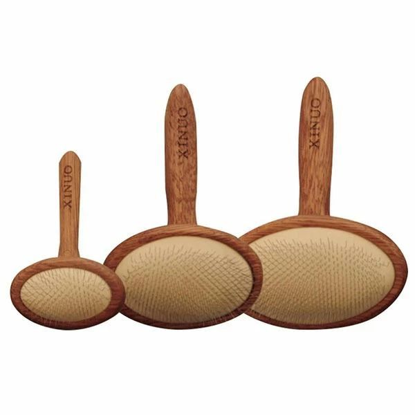 【P10倍ポイント】 スリッカーブラシ ペット 抜け毛取り グルーミング 小型 中型犬 大型犬 幼犬 猫用 木製 ペット櫛 くし