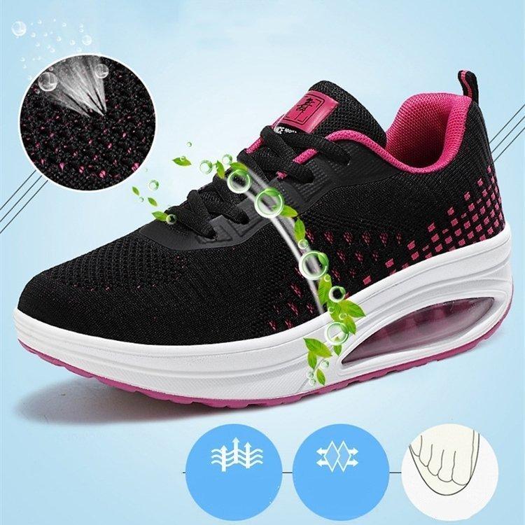 【3点15%offクーポン配布中！ レディース ダイエットシューズ 厚底スニーカー ナースシューズ 姿勢矯正..