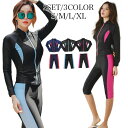 【P10+最大2000OFFクーポンあり】 全店2点5%OFF【送料無料】レディース 水着 フィットネス セパレート レディース フィットネス水着 ラッシュガード 体型カバー レディース 水着