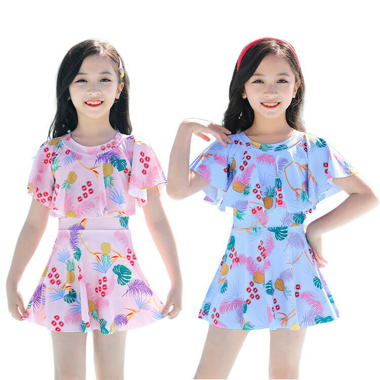 【3点15%offクーポン配布中！ キッズ 水着 子ども 水着 女の子 ワンピース セパレート 子供 水着 海水浴 練習用 子ども 水着 スクール水着 ガールズ ベビー 小学校 入園グッズ 女児 幼稚園 女の子 おしゃれ キッズみずぎ 可愛い ピンク