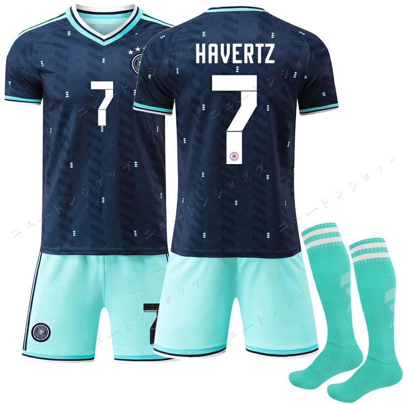 26-27 ドイツ代表 アウェイ サッカーユニフォーム 8番 クロース 7番 ハヴァーツ 10...