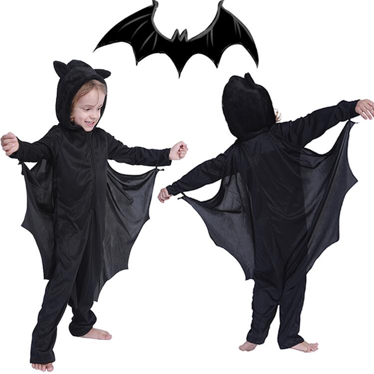 【3点15%offクーポン配布中！ ハロウィン コスプレ 子供 衣装 仮装 コウモリ マント 女の子 男の子 コ..