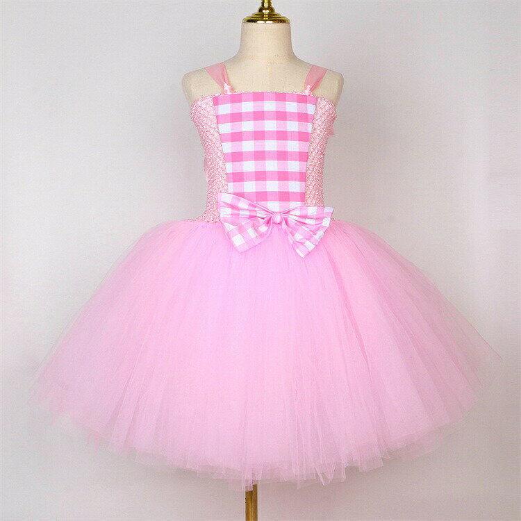 ワンピース キッズファッション ハロウィン ピンク 仮装 tutu チュチュチュールワンピース キャミソー..