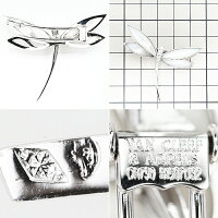 【SH55653】ヴァンクリーフ&アーペルシェルブローチK18WGダフネトンボVanCleef&Arpels【中古】