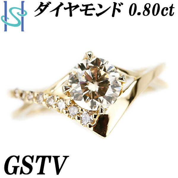 ˥塼륻ں42%OFF&5&3ߥݥGSTV ֥饦  0.80ct K18YG V Ʃ ֥ | 18  ǥ꡼桼 Ū šۡSH97911