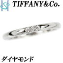 【5/1～5/7 FASHION SPECIAL FAIR 5%OFF】ティファニー ダイヤモンド ウェディング バンドリング Pt950 フォーエバー 細め TIFFANY&Co. | ダイアモンド プラチナ デイリーユース シンプル かわいい おしゃれ カジュアル 華やか 冠婚葬祭【中古】【SH105635】