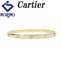【5/9〜5/16マラソン 最大3万円クーポン+全品ポイント5倍】カルティエ ラブブレス バングル K18イエローゴールド CARTIER #16 ブレスレット...