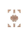 神棚扉用金具セット ゴールド色(アルミ製)