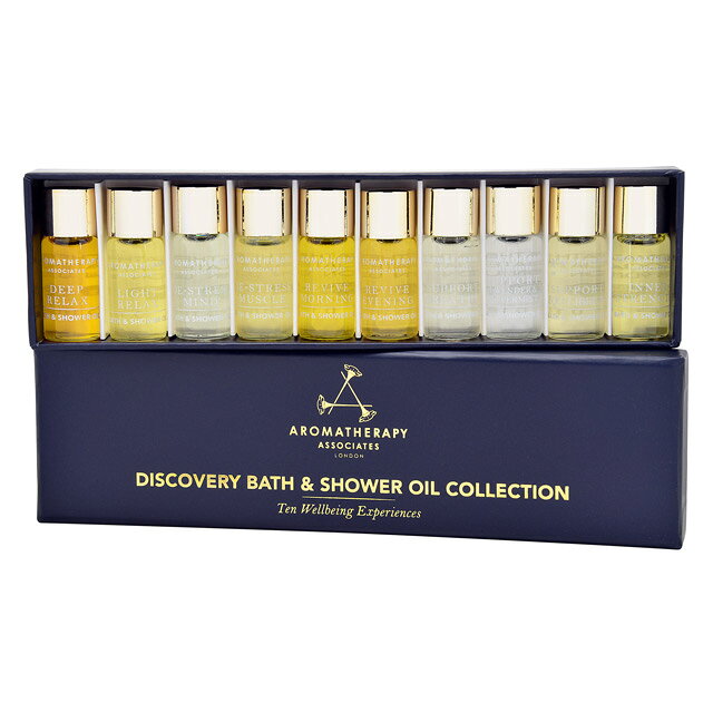 Aromatherapy Associates ディスカバリー ウェルビーイング ミニチュア バス＆シャワーオイル コレクション 3ml×10本 バスオイル 入浴剤
