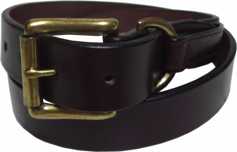 トリーレザー アメリカ製 本革 レザーベルト 茶 ダークブラウン メンズ TORY LEATHER BELT HAVANA 013