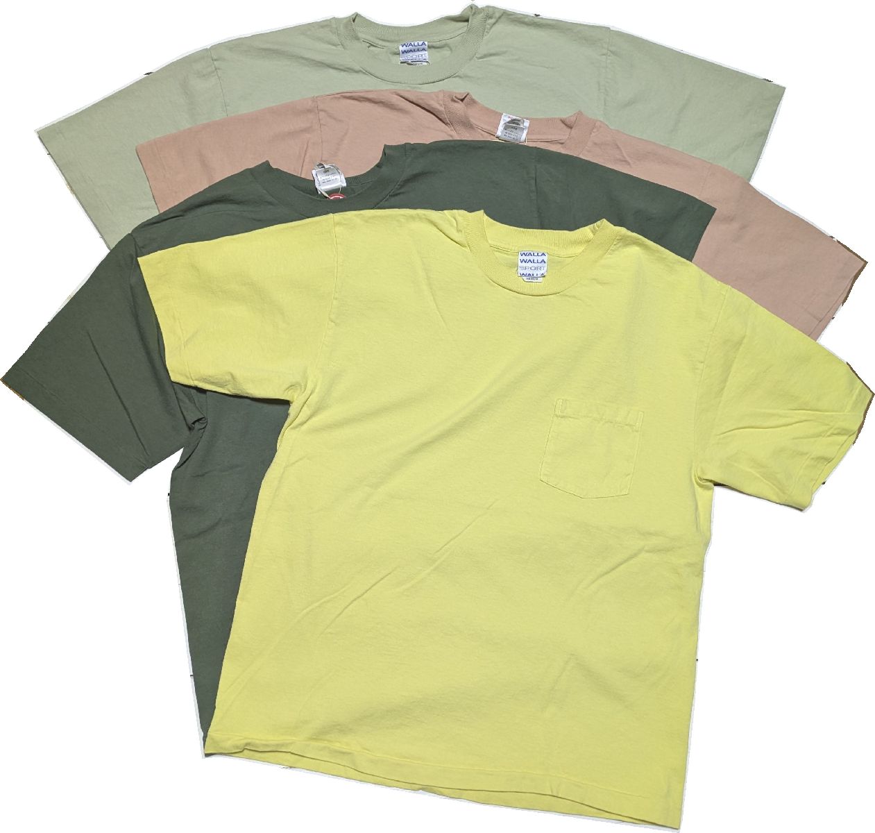 Rakuten - ワラワラスポーツ 6オンス チューブ ポケット ティー メンズ Tシャツ 日本製 WALLA WALLA SPORT 6oz TUBE POCKET TEE T shirts 115
