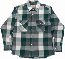ビッグマイク 長袖 ヘビーフランネルシャツ グリーン メンズ BIG MIKE HEAVY FLANNEL SHIRTS GREEN 010