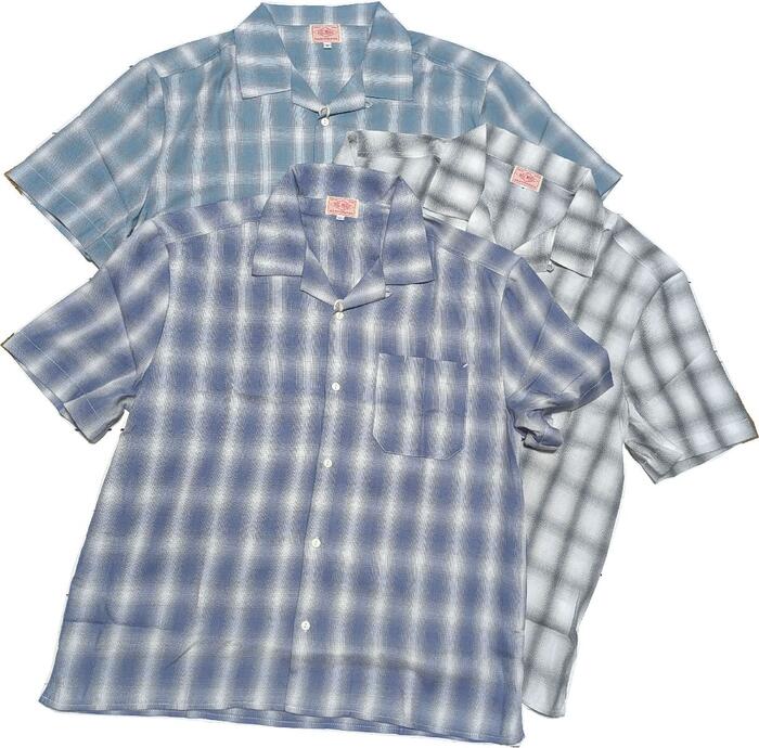 Rakuten - ビッグマイク レーヨン混 オンブレ スリット S/S シャツ メンズ BIG MIKE RAYON OMBRE SLIT S/S SHIRTS 26ss bigmike 047