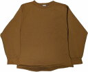 ワラワラスポーツ 13オンス クルー スウェットシャツ タバコ メンズ トレーナー 日本製 WALLA WALLA SPORT 13oz CREW SWEAT SHIRT TOBACCO 008