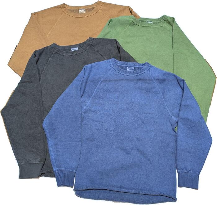 乐天商城 - ワラワラスポーツ ピグメント ダイ 13オンス クルー メンズ スウェットシャツ 日本製 WALLA WALLA SPORT PIGMENT DYE 13oz CREW sweat shirts 039