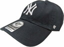 フォーティーセブンブランド クリーンナップ ベースボールキャップ 帽子 ニューヨーク ヤンキース ブラック 47BRAND CLEAN UP Yankees baseball cap 007