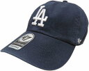 フォーティーセブンブランド クリーンナップ ベースボールキャップ 帽子 ロサンゼルス ドジャース ネイビー 47BRAND CLEAN UP Dodgers baseball cap 014