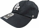 フォーティーセブンブランド クリーンナップ ベースボールキャップ 帽子 ロサンゼルス ドジャース ブラック 47BRAND CLEAN UP Dodgers baseball cap 017