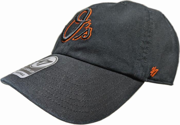 フォーティーセブンブランド クリーンナップ ベースボールキャップ 帽子 ボルチモア オリオールズ ブラック 47BRAND CLEAN UP Orioles baseball cap 046