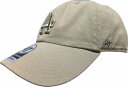 フォーティーセブンブランド クリーンナップ ベースボールキャップ 帽子 ロサンゼルス ドジャース カーキ 47BRAND CLEAN UP Dodgers baseball cap 050(4)