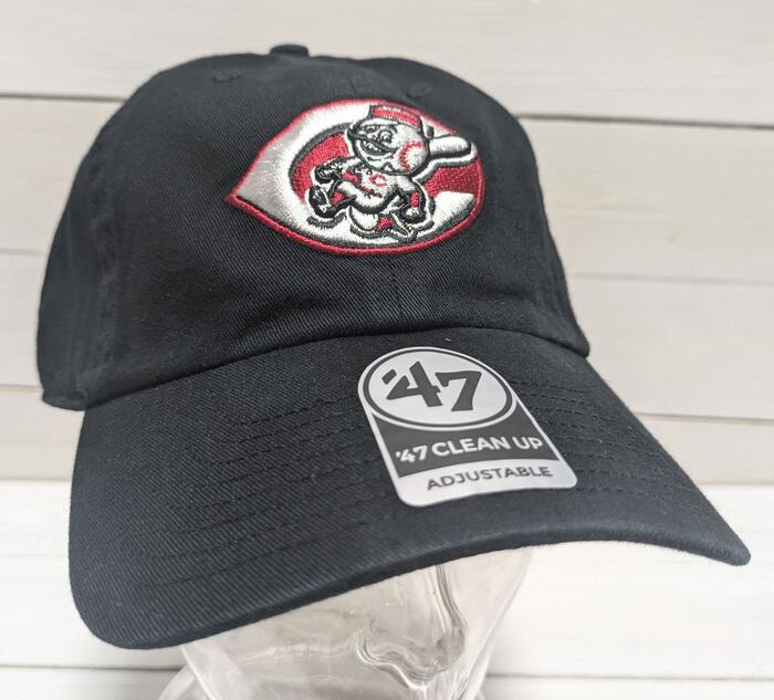 フォーティーセブンブランド クリーンナップ ベースボールキャップ 帽子 シンシナティ レッズ ブラック 47BRAND CLEAN UP Reds baseball cap 057