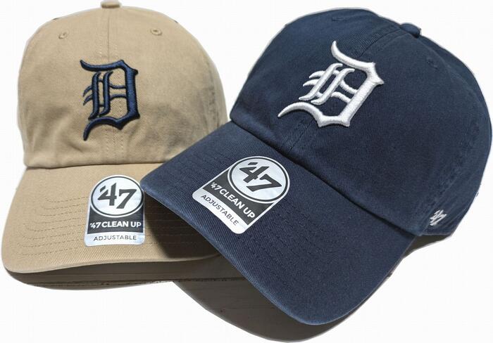 フォーティーセブンブランド クリーンナップ ベースボールキャップ 帽子 デトロイト タイガース 47BRAND CLEAN UP Tigers baseball cap 003