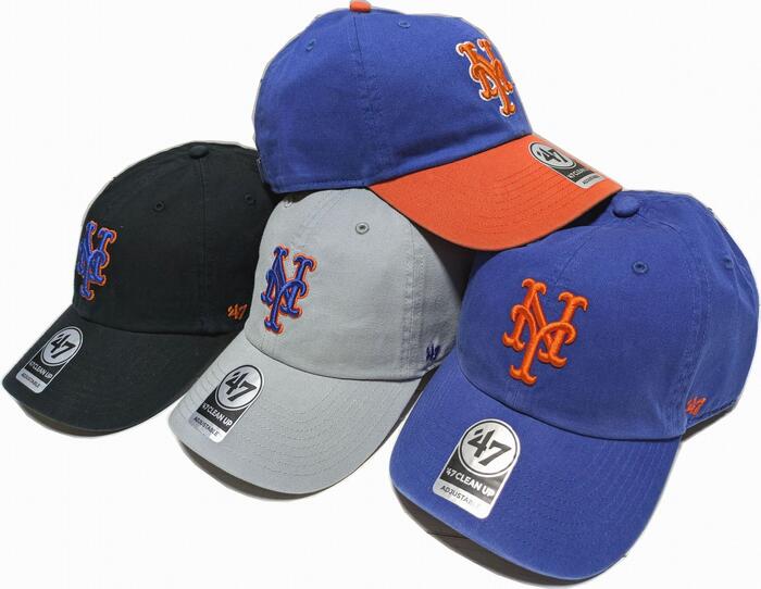 フォーティーセブンブランド クリーンナップ ベースボールキャップ 帽子 ニューヨーク メッツ 47BRAND CLEAN UP Mets baseball cap 072