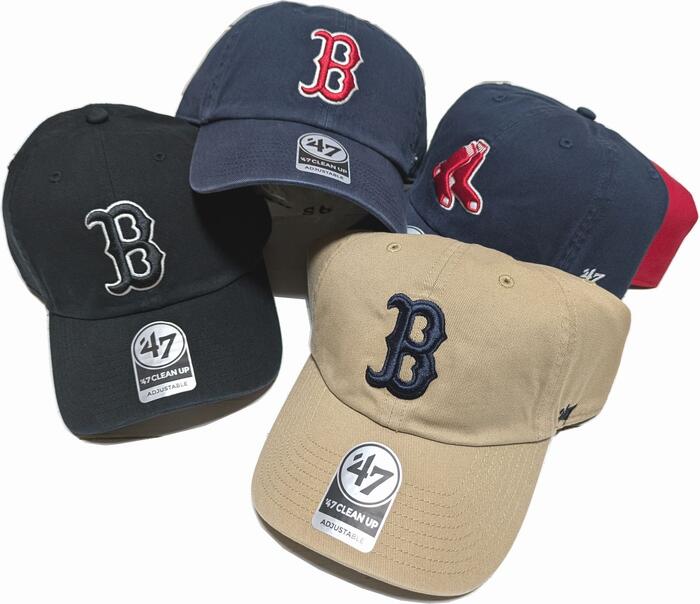 フォーティーセブンブランド クリーンナップ ベースボールキャップ 帽子 ボストン レッドソックス 47BRAND CLEAN UP Red sox baseball cap 001