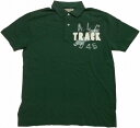 アメリカンリビング 半袖 鹿の子 ポロシャツ ウォッシュ加工 ワッペン&プリント グリーン メンズ American Living POLO SHIRTS 003