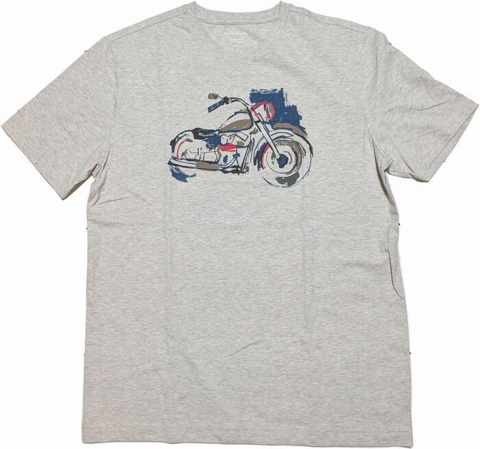 バナナリパブリック 半袖 プリント Tシャツ オートミール メンズ BANANA REPUBLIC T SHIRTS 095