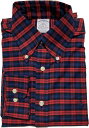 ブルックスブラザーズ 長袖 ワンポイント ボタンダウンシャツ チェック レッド Brooks Brothers SHIRTS 045