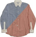 ブルックスブラザーズ 長袖 ボタンダウンシャツ クレリック シアサッカー ストライプ Brooks Brothers SHIRTS 074