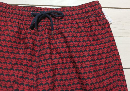 ブルックスブラザーズ 海水パンツ スイムパンツ サーフトランクス 水着 レッド Brooks Brothers SWIM SHORTS 037