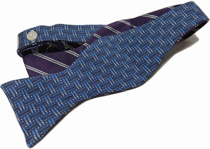 ブルックスブラザーズ アメリカ製 シルク ボウタイ 蝶ネクタイ ブルー メンズ Brooks Brothers bowtie 126