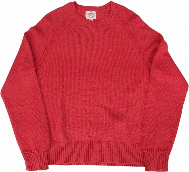 ブルックス ブラザーズ 服（メンズ） ブルックスブラザーズ コットン クルーネック セーター レッド系 メンズ Brooks Brothers COTTON SWEATER 015