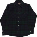 カムコ ヘビーコットン ネルシャツ ブラックウォッチ メンズ CAMCO COTTON FLANNEL SHIRTS 014