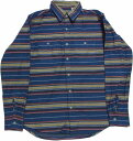 カムコ ヘビーコットン ネルシャツ ブルー メンズ CAMCO COTTON FLANNEL SHIRTS 040