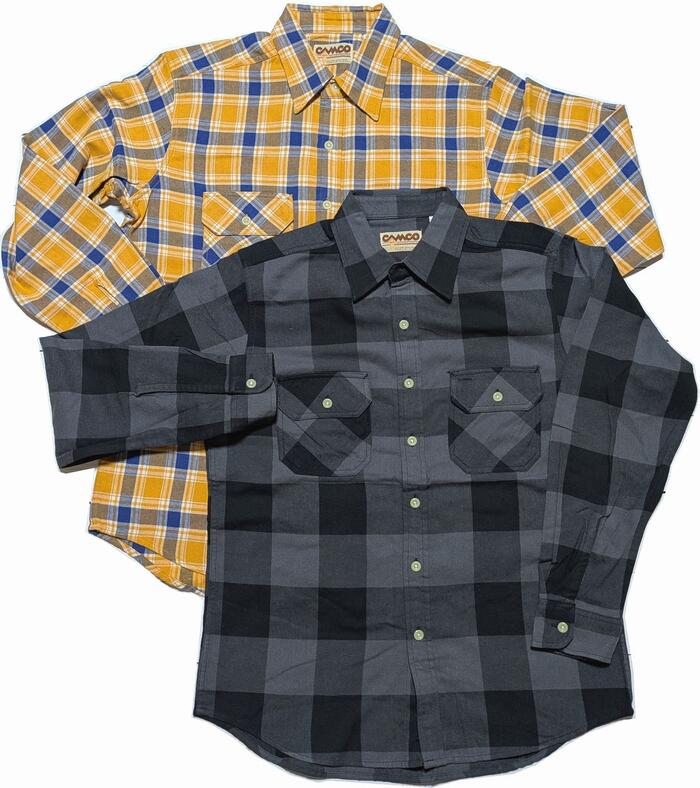 カムコ 長袖 コットン チェック ワークシャツ メンズ CAMCO L/S 2 PLAID WORK SHIRTS 059