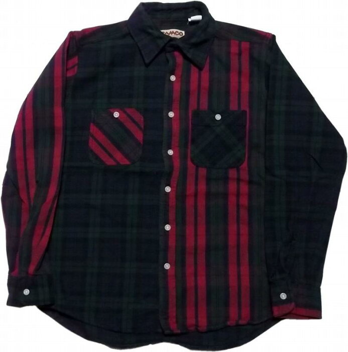 カムコ ヘビーコットン ネルシャツ クレージー メンズ CAMCO COTTON FLANNEL SHIRTS 002