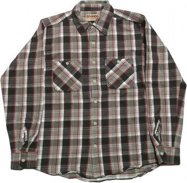 カムコ ヘビーコットン ネルシャツ グレイ メンズ CAMCO COTTON FLANNEL SHIRTS 035