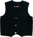 センチネラ チマヨベスト 別注 黒 無地 ブラック メンズ CENTINELA HAND MADE CHIMAYO VEST BLACK 009