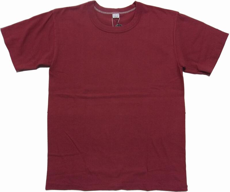 エントリーエスジー エクセレントウィーブ バーガンディー 半袖 Tシャツ メンズ 日本製 ENTRY SG EXCELLENT WEAVE BURGANDY 284