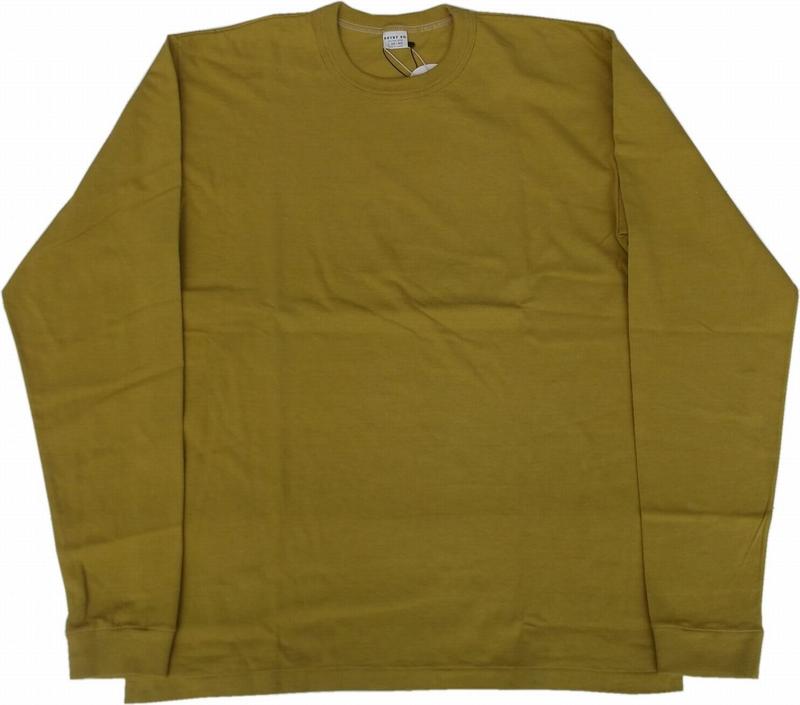 エントリーエスジー エクセレントウィーブプラス マスタード ENTRY SG 長袖 Tシャツ メンズ 日本製 EXCELLENT WEAVE PLUS MUSTARD 114