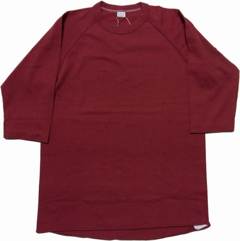 エントリーエスジー ホリデイスタイル バーガンディー 7分袖 Tシャツ メンズ 日本製 ENTRY SG HOLIDAY STYLE new BURGANDY 279