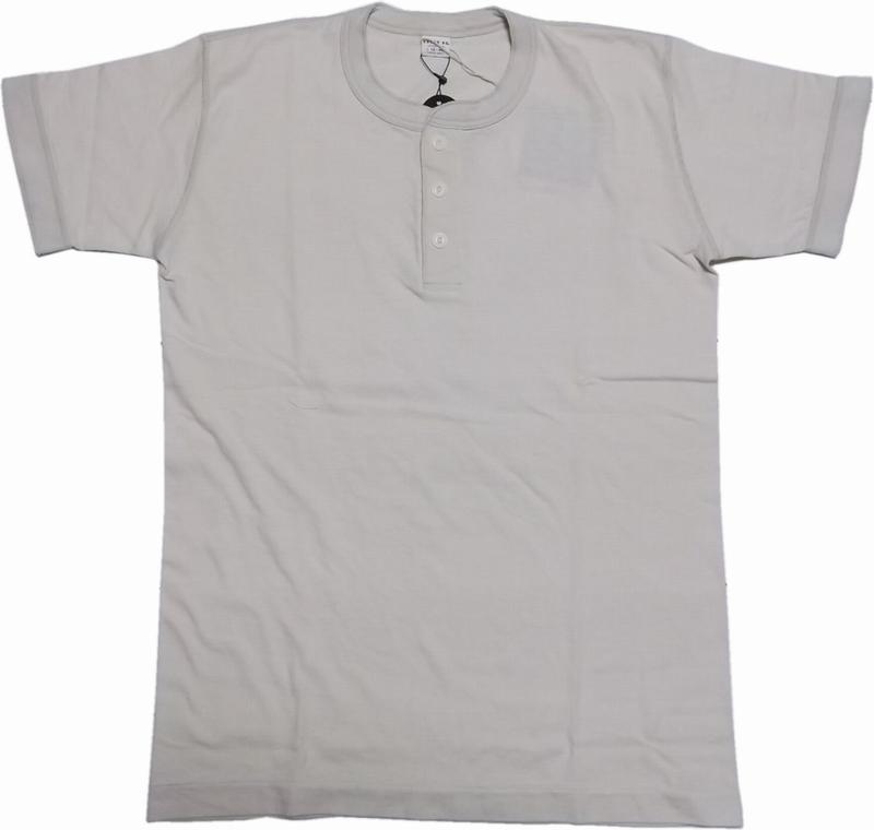 エントリーエスジー ソノラ フロスティホワイト 半袖 ヘンリーネック Tシャツ メンズ 日本製 ENTRY SG SONORA FROSTY WHITE 222