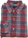 ジェイクルー ボタンダウンシャツ 長袖 マドラスチェック レッド メンズ J.CREW BD SHIRTS 024