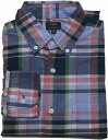 ジェイクルー ボタンダウンシャツ 長袖 チェック ブルー メンズ J.CREW BD SHIRTS 021