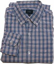 ジェイクルー ボタンダウンシャツ 長袖 チェック ブルー メンズ J.CREW BD SHIRTS 019